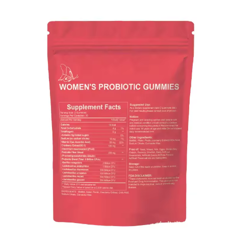 Gominolas probióticas femeninas de arándano