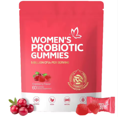 Gominolas probióticas femeninas de arándano